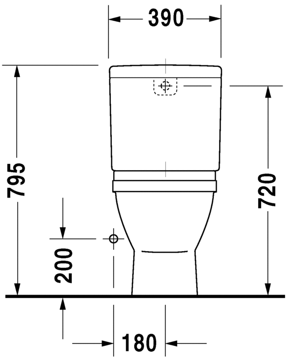 Porcelanosa Beograd Starck Toilet Close Coupled