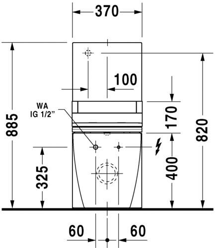 Porcelanosa Beograd Starck Toilet Close Coupled