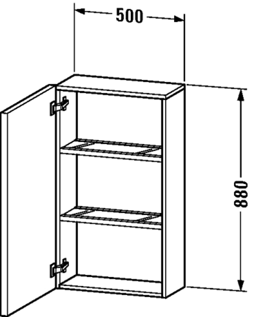 Picture of Delos Semi-tall cabinet