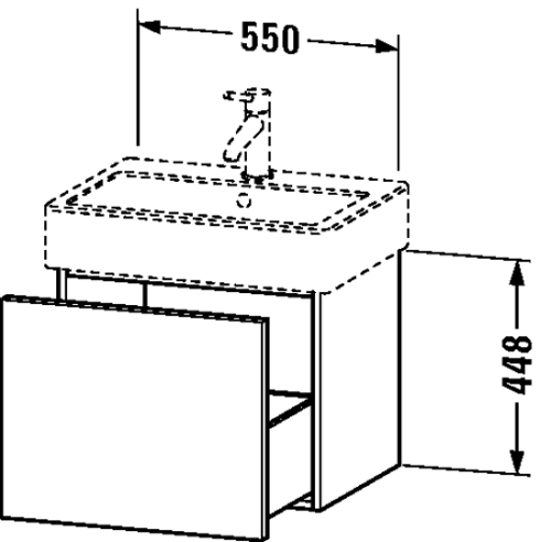 Slika od Delos Vanity unit wall-mounted