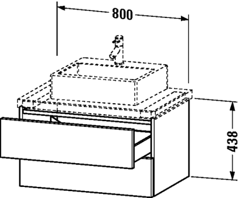 Slika od Delos Vanity unit for console