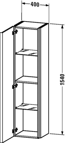 Slika od Darling New Tall cabinet