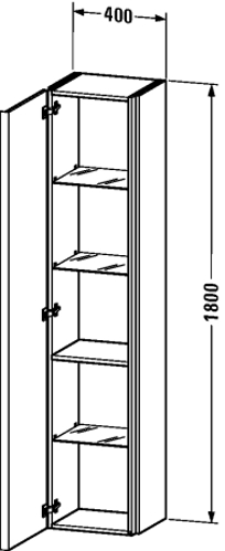 Slika od Darling New Tall cabinet