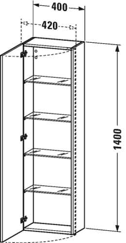 Slika od DuraStyle Tall cabinet