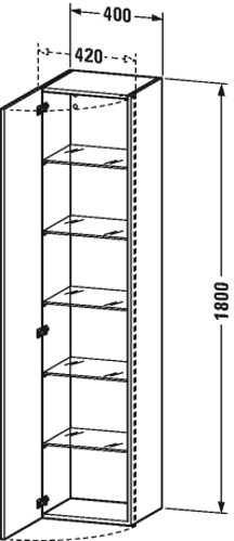 Slika od DuraStyle Tall cabinet