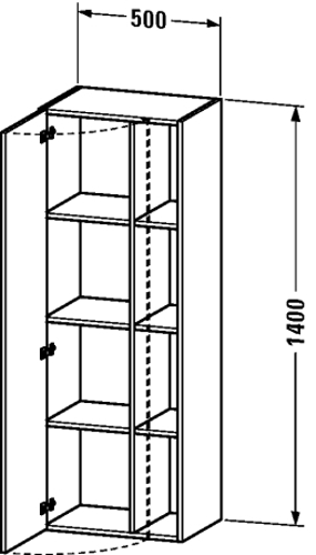 Slika od DuraStyle Tall cabinet