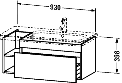 Slika od DuraStyle Vanity unit wall-mounted