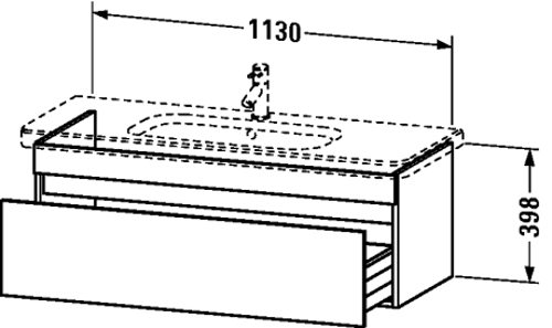 Slika od DuraStyle Vanity unit wall-mounted