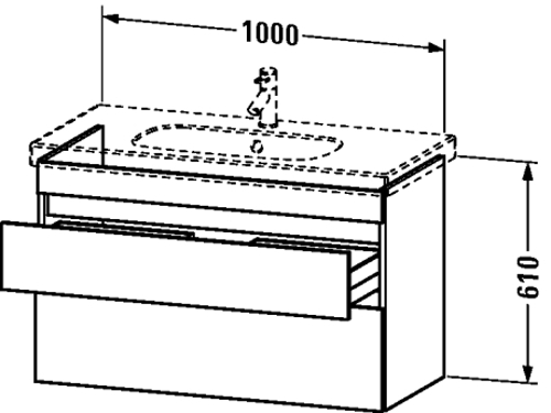 Slika od DuraStyle Vanity unit wall-mounted