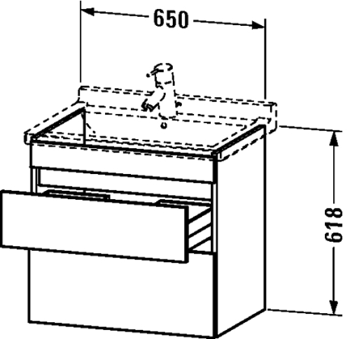 Slika od DuraStyle Vanity unit wall-mounted