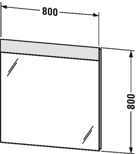 Slika od DuraStyle Mirror with lighting