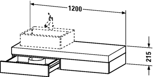 Slika od Fogo Console including drawers