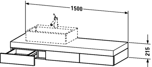 Slika od Fogo Console including drawers