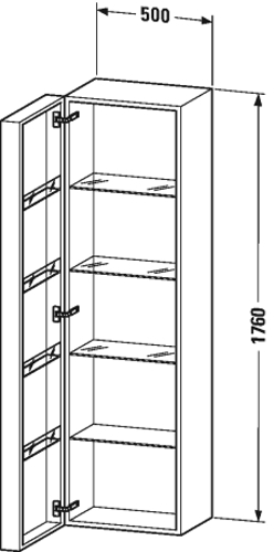 Slika od Fogo Tall cabinet