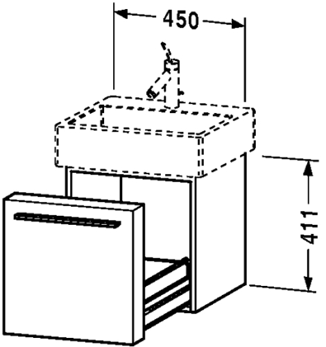 Slika od Fogo Vanity unit wall-mounted