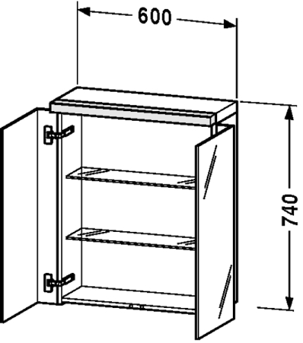 Slika od Fogo Mirror cabinet