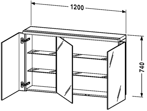 Slika od Fogo Mirror cabinet