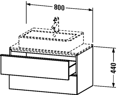 Slika od Happy D.2 Vanity unit for console