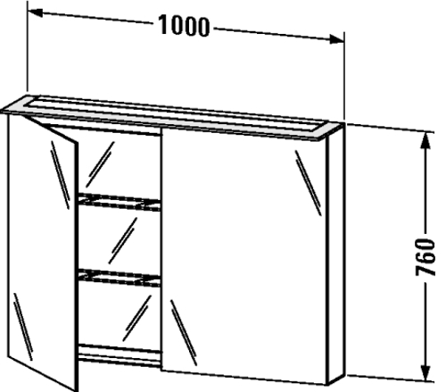Slika od Happy D.2 Mirror cabinet