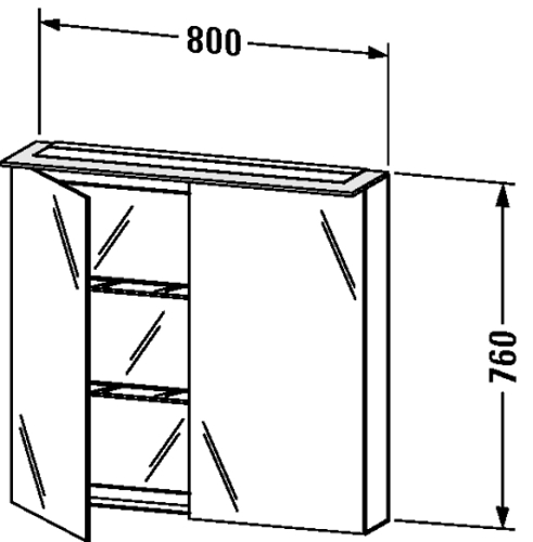 Slika od Happy D.2 Mirror cabinet