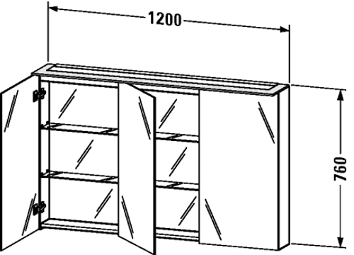 Slika od Happy D.2 Mirror cabinet