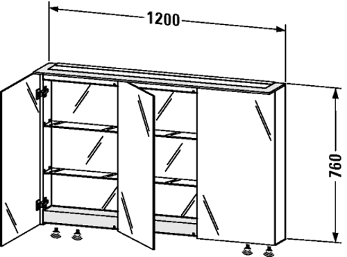 Slika od Happy D.2 Mirror cabinet