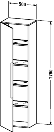 Slika od Happy D.2 Tall cabinet