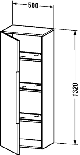 Slika od Happy D.2 Semi-tall cabinet