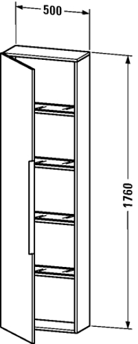 Slika od Happy D.2 Tall cabinet