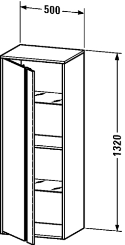 Slika od Ketho Tall cabinet