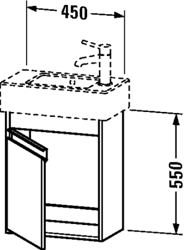 Slika od Ketho Vanity unit wall-mounted