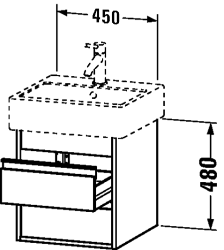 Slika od Ketho Vanity unit wall-mounted