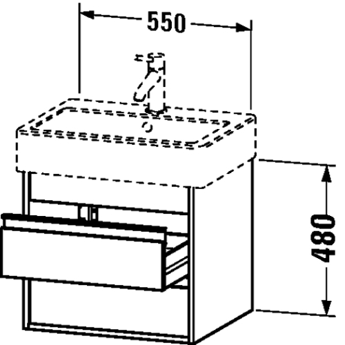 Slika od Ketho Vanity unit wall-mounted