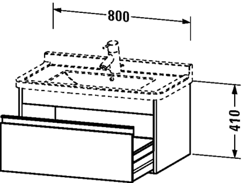 Slika od Ketho Vanity unit wall-mounted