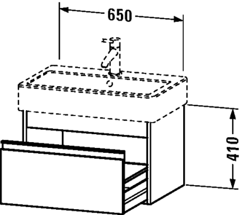 Slika od Ketho Vanity unit wall-mounted