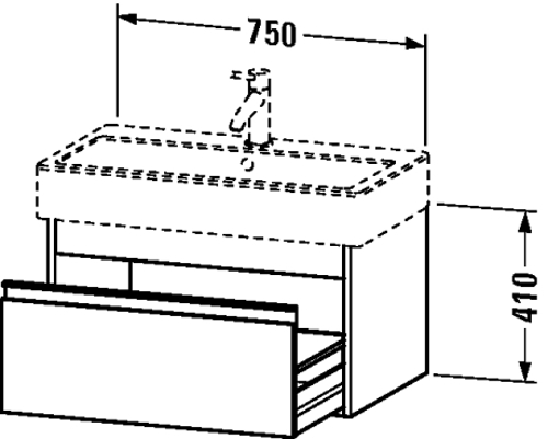 Slika od Ketho Vanity unit wall-mounted