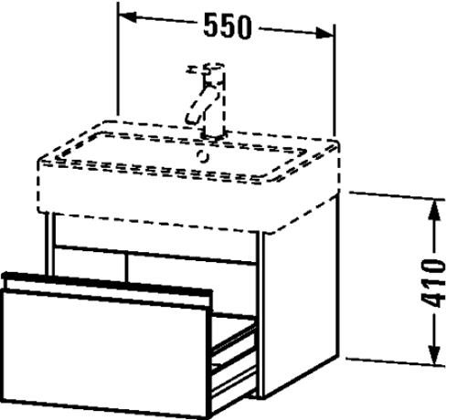 Slika od Ketho Vanity unit wall-mounted