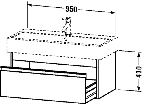 Slika od Ketho Vanity unit wall-mounted