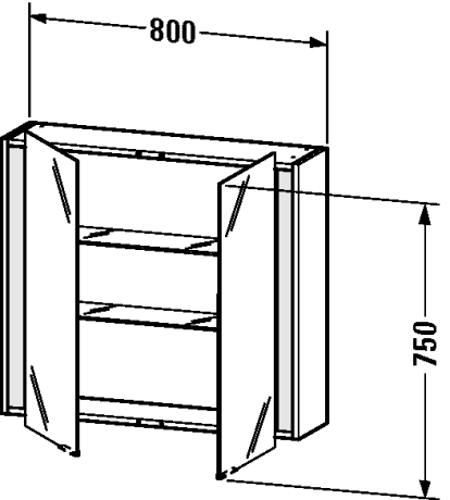 Slika od Ketho Mirror cabinet