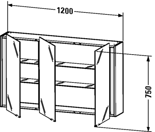 Slika od Ketho Mirror cabinet