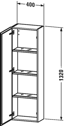 Slika od L-Cube Semi-tall cabinet