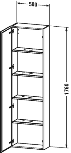 Slika od L-Cube Tall cabinet