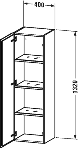 Slika od L-Cube Semi-tall cabinet