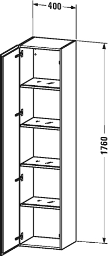 Slika od L-Cube Tall cabinet