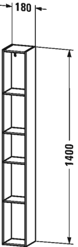 Slika od L-Cube Shelf element (vertical)