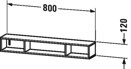 Slika od L-Cube Shelf element (horizontal)