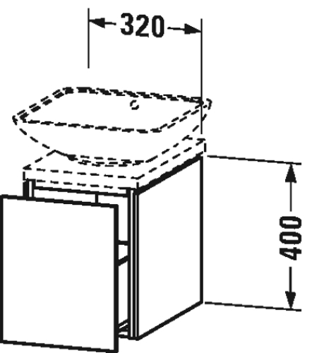 Slika od L-Cube Vanity unit for console