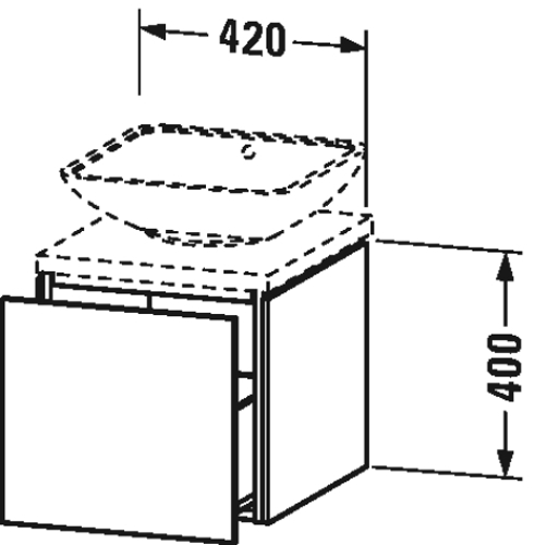 Slika od L-Cube Vanity unit for console