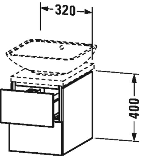 Slika od L-Cube Vanity unit for console