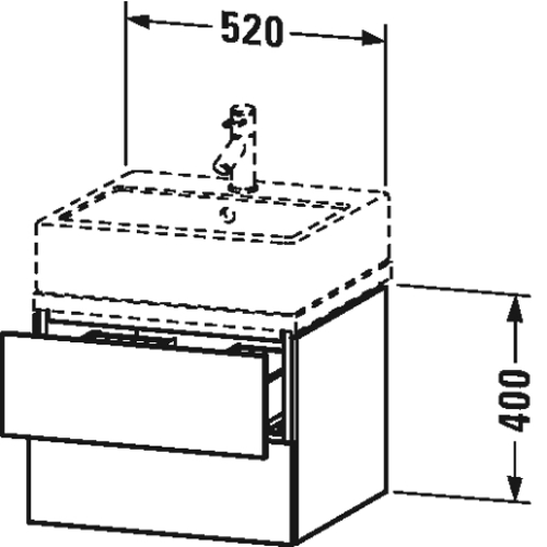 Slika od L-Cube Vanity unit for console